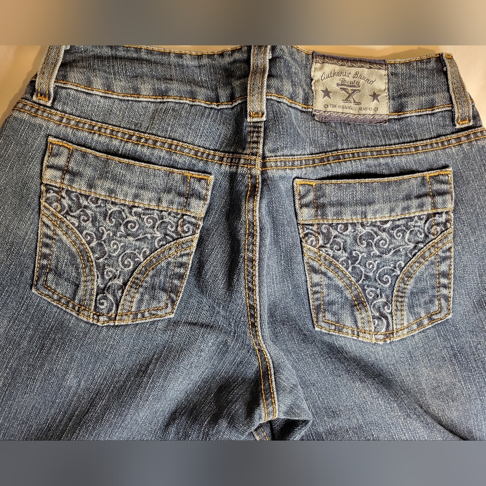 Womens Wrangler Twenty X brand, long length, flared jeans
